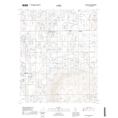 2018 Map of Apple Valley South, 2018 Print