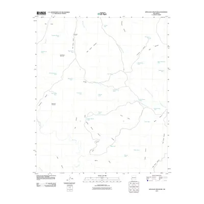 2010 Map of Applegate Mountain, 2010 Print