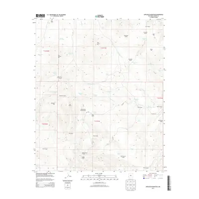2013 Map of Applegate Mountain, 2013 Print