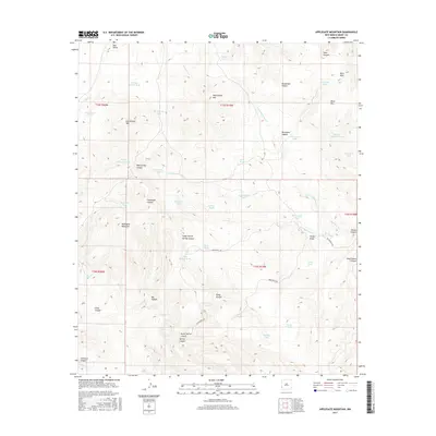 2017 Map of Applegate Mountain, 2017 Print