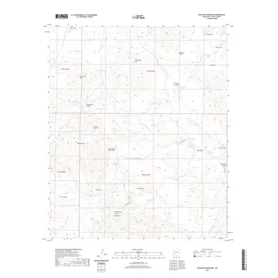 2020 Map of Applegate Mountain, 2020 Print