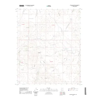 2023 Map of Applegate Mountain, 2023 Print