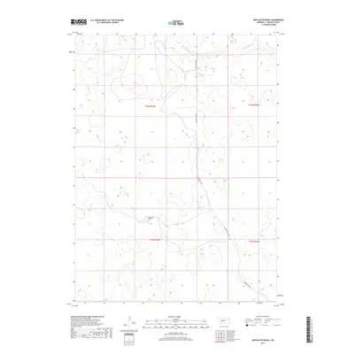 2017 Map of Applegate Ranch, 2017 Print
