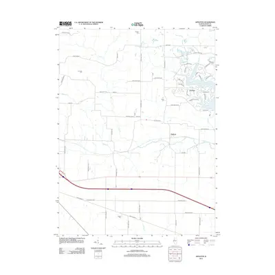 2012 Map of Appleton, 2012 Print