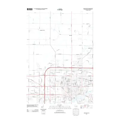 2013 Map of Appleton, 2013 Print