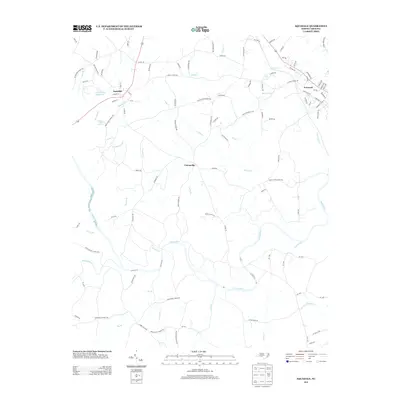 2013 Map of Aquadale, 2013 Print