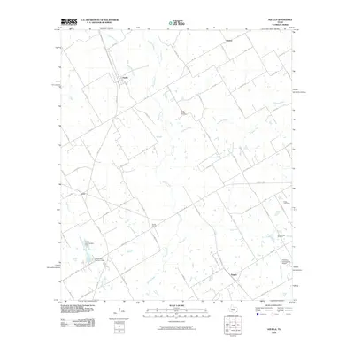 2010 Map of Aquilla, 2010 Print