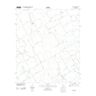 2012 Map of Aquilla, 2012 Print