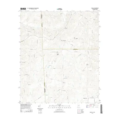 2014 Map of Aquilla, 2014 Print
