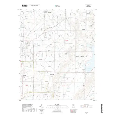 2020 Map of Arab, 2020 Print
