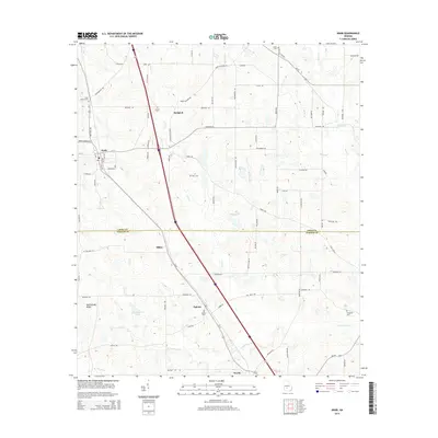 2014 Map of Arabi, 2014 Print