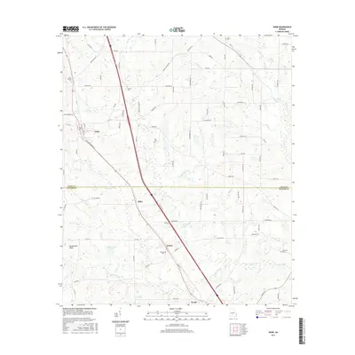 2017 Map of Arabi, 2017 Print