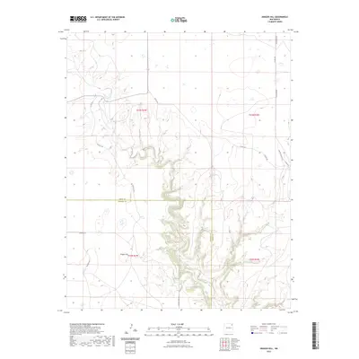 2023 Map of Aragon Hill, 2023 Print