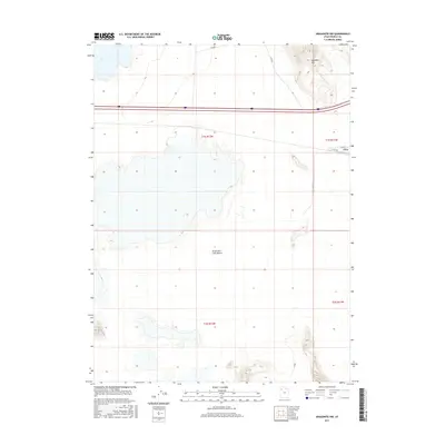 2017 Map of Aragonite NW, 2017 Print