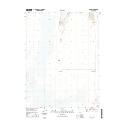 2014 Map of Aragonite SW, 2014 Print