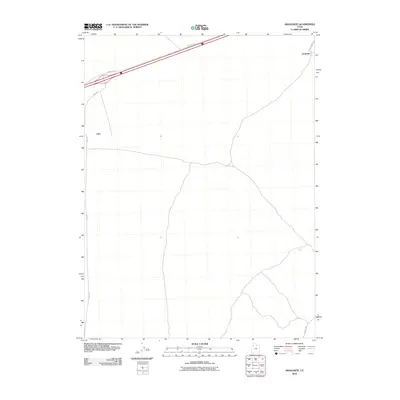 2010 Map of Aragonite, 2010 Print