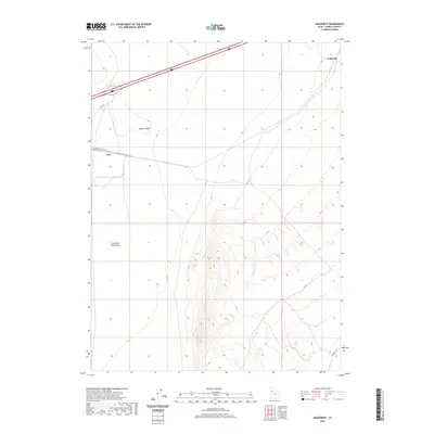 2020 Map of Aragonite, 2020 Print