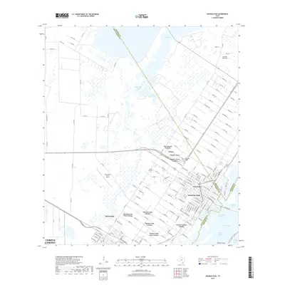2019 Map of Aransas Pass, 2019 Print