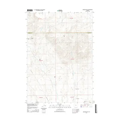 2015 Map of Arapahoe Butte, 2015 Print