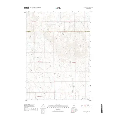 2017 Map of Arapahoe Butte, 2017 Print
