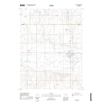 2017 Map of Arapahoe, 2017 Print
