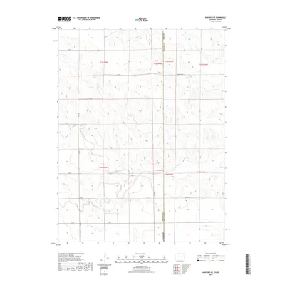 2019 Map of Arapahoe NE, 2019 Print