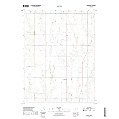 2017 Map of Arapahoe NW, 2017 Print