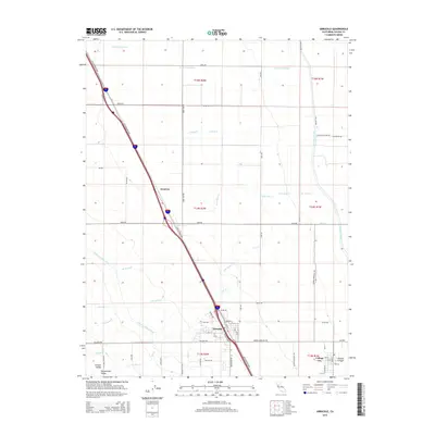 2015 Map of Arbuckle, 2015 Print