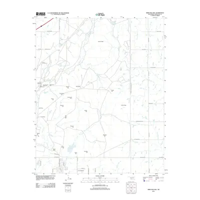 2012 Map of Arbuckle Hill, 2012 Print