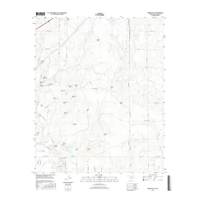 2016 Map of Arbuckle Hill, 2016 Print