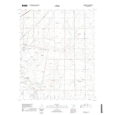 2018 Map of Arbuckle Hill, 2018 Print