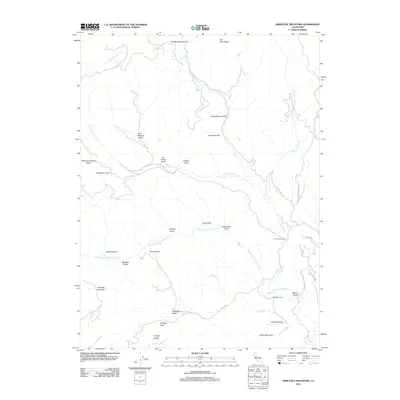 2012 Map of Arbuckle Mountain, 2012 Print