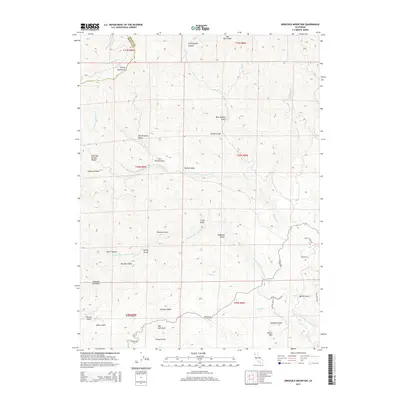2015 Map of Arbuckle Mountain, 2015 Print