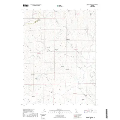 2018 Map of Arbuckle Mountain, 2018 Print