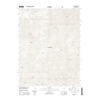 2014 Map of Arc Dome, 2014 Print