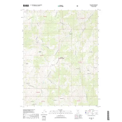 2018 Map of Arc Dome, 2018 Print