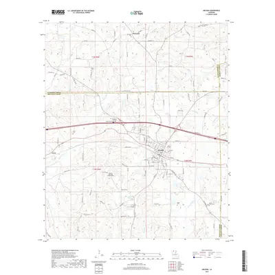 2018 Map of Arcadia, 2018 Print