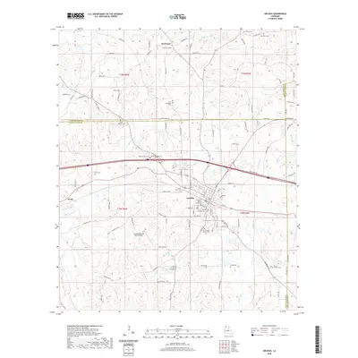 2020 Map of Arcadia, 2020 Print