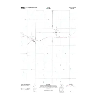 2013 Map of Arcadia, 2013 Print