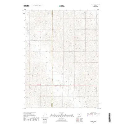 2017 Map of Arcadia SW, 2017 Print