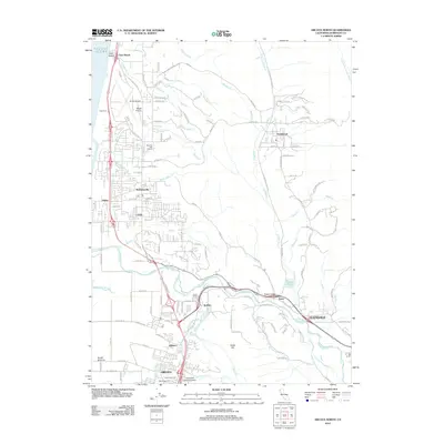 2012 Map of Arcata North, 2012 Print