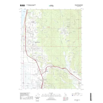 2018 Map of Arcata North, 2018 Print