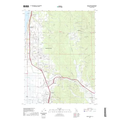 2021 Map of Arcata North, 2021 Print
