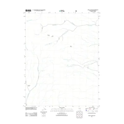 2012 Map of Arch Canyon, 2012 Print