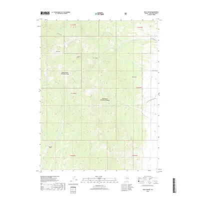 2018 Map of Arch Canyon, 2018 Print