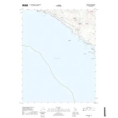2018 Map of Arched Rock, 2018 Print