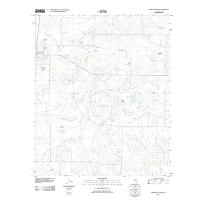 2011 Map of Archer City East, 2011 Print