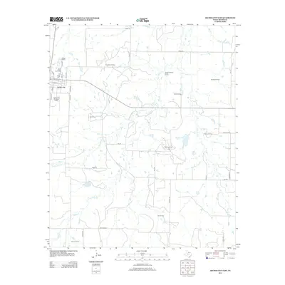 2012 Map of Archer City East, 2012 Print