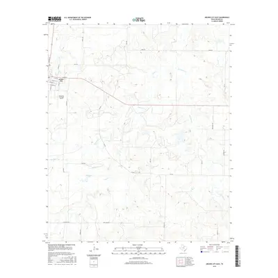 2016 Map of Archer City East, 2016 Print