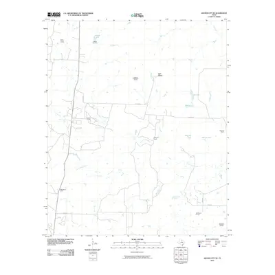 2010 Map of Archer City NE, 2010 Print